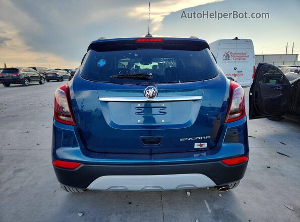 KL4CJASBXKB883265 2019 BUICK ENCORE Синий Вид сзади