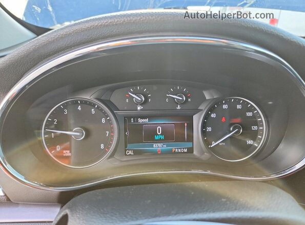 KL4CJASBXKB883265 2019 BUICK ENCORE Синий Вид щитка приборов