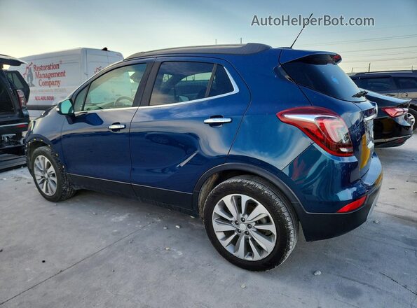 KL4CJASBXKB883265 2019 BUICK ENCORE Синий Задняя левая четверть