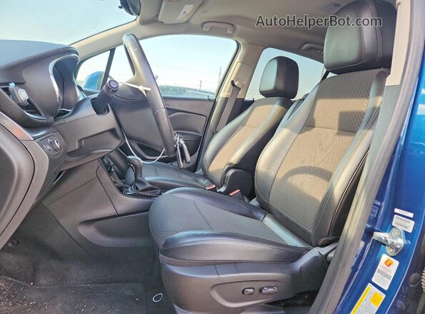 KL4CJASBXKB883265 2019 BUICK ENCORE Синий Вид салона спереди