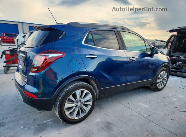 KL4CJASBXKB883265 2019 BUICK ENCORE Синий Задняя правая четверть