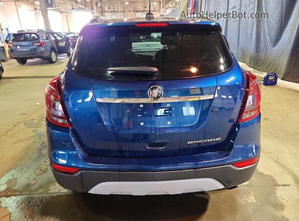 KL4CJASBXLB003036 2020 BUICK ENCORE Синий Вид сзади
