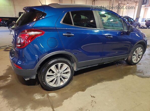KL4CJASBXLB003036 2020 BUICK ENCORE Синий Задняя правая четверть
