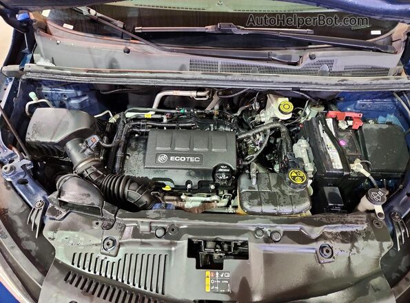 KL4CJASBXLB003036 2020 BUICK ENCORE Синий Вид подкапотного пространства