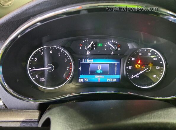 KL4CJASBXLB003036 2020 BUICK ENCORE Синий Вид щитка приборов