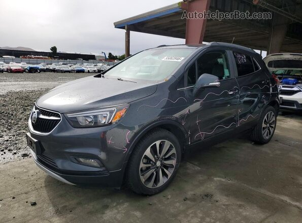 KL4CJBSM5JB579475 2018 BUICK ENCORE Серый Передняя левая четверть