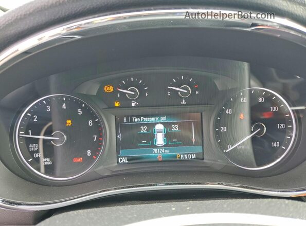 KL4CJBSM5JB579475 2018 BUICK ENCORE Серый Вид щитка приборов