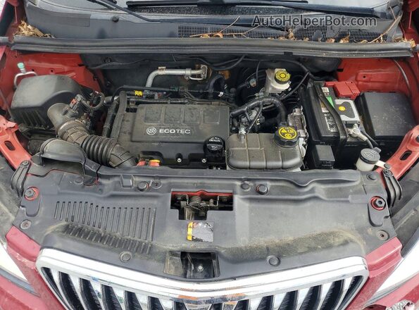 KL4CJCSB5GB620491 2016 BUICK ENCORE Бордовый Вид подкапотного пространства