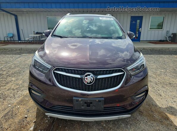KL4CJCSB9HB219947 2017 BUICK ENCORE Бордовый Вид спереди