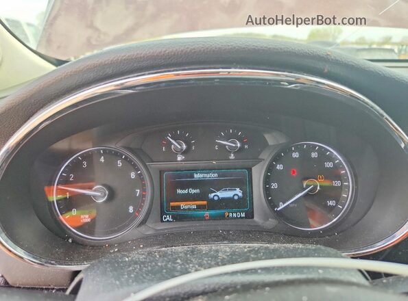 KL4CJCSB9HB219947 2017 BUICK ENCORE Бордовый Вид щитка приборов