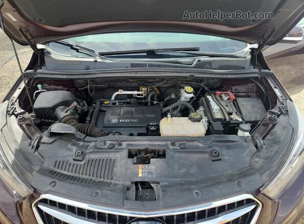 KL4CJCSB9HB219947 2017 BUICK ENCORE Бордовый Вид подкапотного пространства