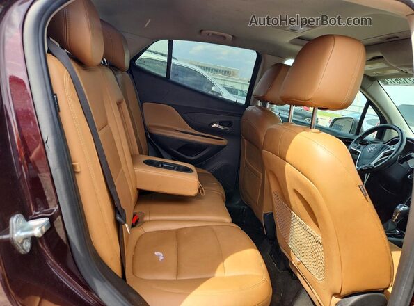 KL4CJCSB9HB219947 2017 BUICK ENCORE Бордовый Вид задней части салона