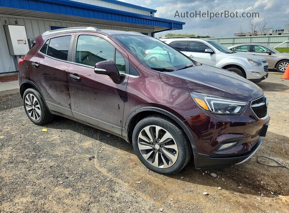 KL4CJCSB9HB219947 2017 BUICK ENCORE Бордовый Передняя правая четверть