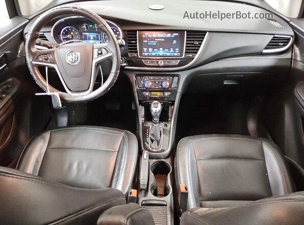KL4CJCSBXJB524993 2018 BUICK ENCORE Silver Widok deski rozdzielczej