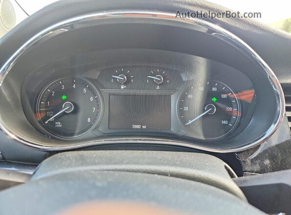 KL4CJCSM0KB808927 2019 BUICK ENCORE Silver Widok zestawu wskaźników