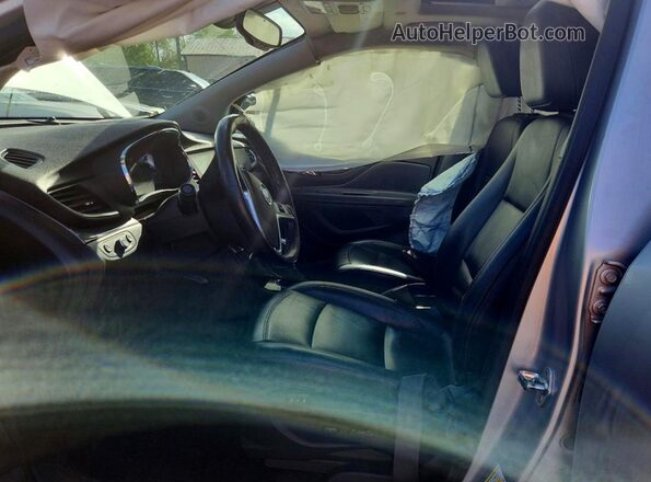 KL4CJCSM0KB808927 2019 BUICK ENCORE Silver Widok wnętrza z przodu