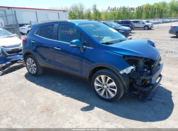 KL4CJESB1KB769503 2019 BUICK ENCORE Синий Передняя правая четверть