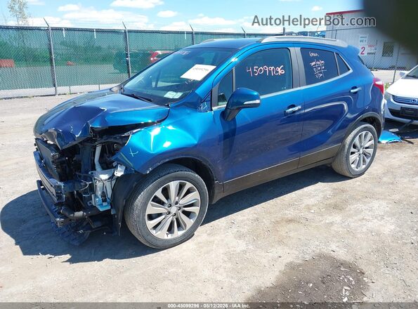 KL4CJESB1KB769503 2019 BUICK ENCORE Синий Передняя левая четверть