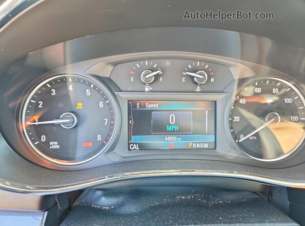 KL4CJESB1KB784647 2019 BUICK ENCORE Красный Вид щитка приборов
