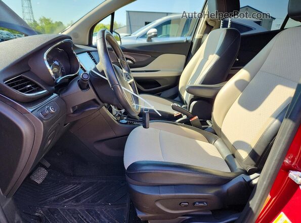 KL4CJESB1KB784647 2019 BUICK ENCORE Красный Вид салона спереди
