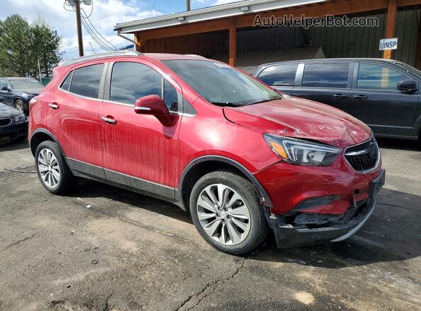 KL4CJESB2KB714008 2019 BUICK ENCORE Темно-бордовый Передняя правая четверть