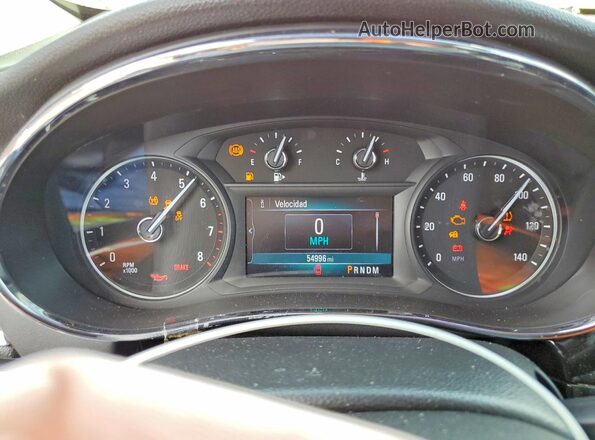 KL4CJESB2KB714008 2019 BUICK ENCORE Темно-бордовый Вид щитка приборов