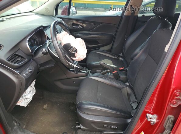 KL4CJESB2KB714008 2019 BUICK ENCORE Темно-бордовый Вид салона спереди