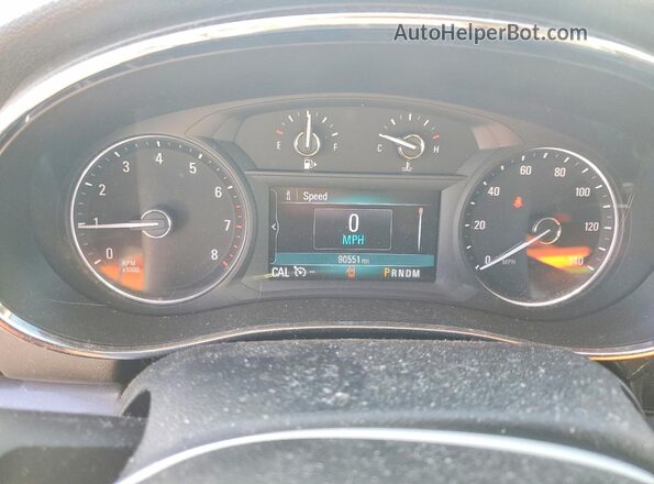 KL4CJESB3HB259727 2017 BUICK ENCORE Red Vista del cuadro de instrumentos
