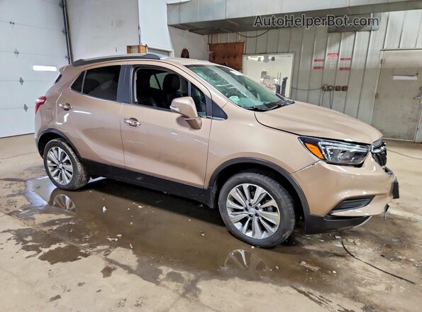 KL4CJESB3KB861289 2019 BUICK ENCORE Желто-коричневый Передняя правая четверть