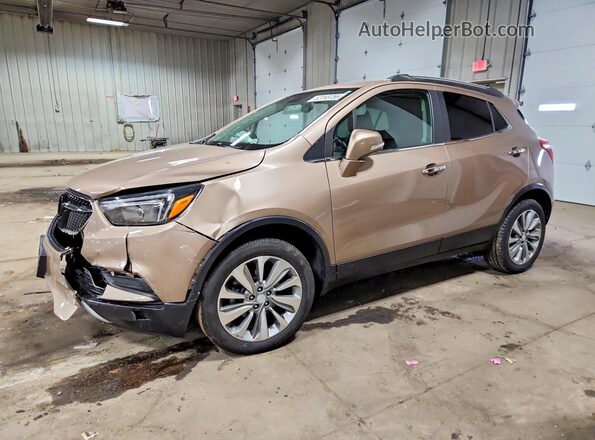 KL4CJESB3KB861289 2019 BUICK ENCORE Желто-коричневый Передняя левая четверть