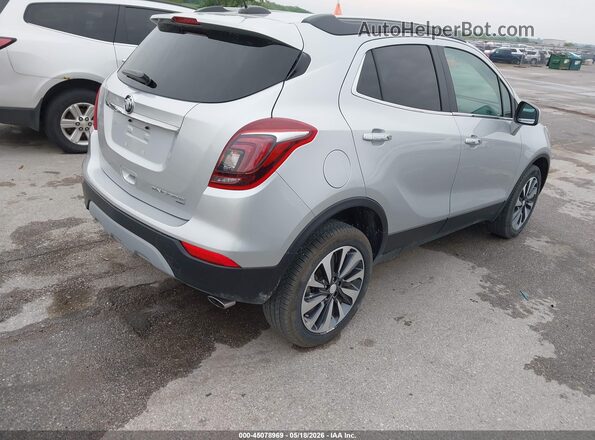 KL4CJESB4MB335045 2021 BUICK ENCORE Серебряный Задняя правая четверть
