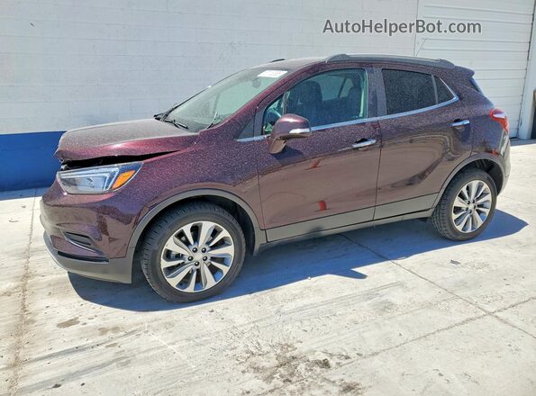 KL4CJESB7HB243398 2017 BUICK ENCORE Темно-бордовый Передняя левая четверть