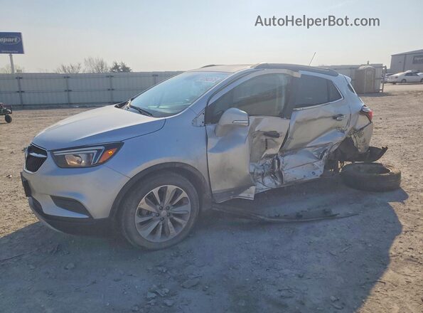 KL4CJESB7KB704543 2019 BUICK ENCORE Silver Vista tres cuartos delantera izquierda