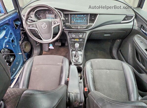 KL4CJESB9KB821802 2019 BUICK ENCORE Синий Вид панели приборов