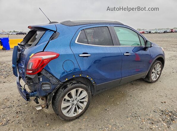 KL4CJESB9KB821802 2019 BUICK ENCORE Синий Задняя правая четверть