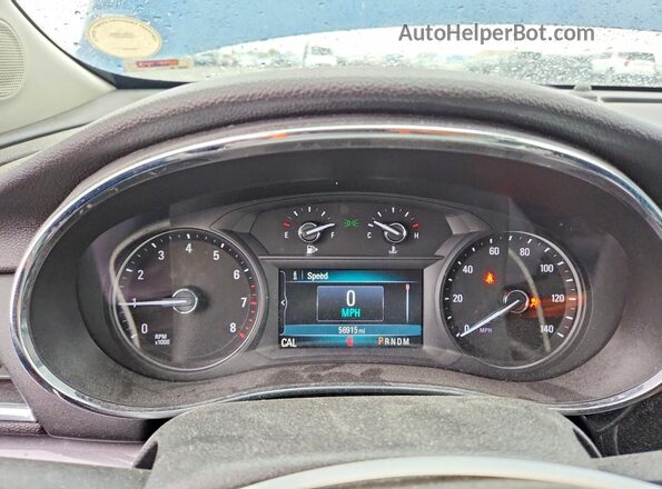 KL4CJESB9KB821802 2019 BUICK ENCORE Синий Вид щитка приборов