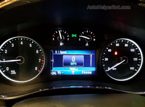 KL4CJESB9LB030123 2020 BUICK ENCORE Синий Вид щитка приборов