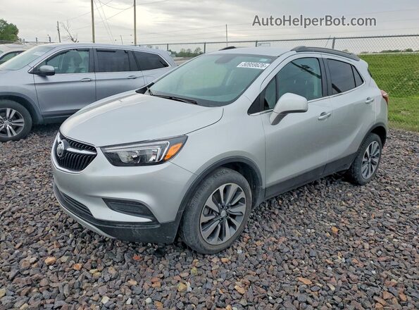 KL4CJESM3NB533697 2022 BUICK ENCORE Серебряный Передняя левая четверть
