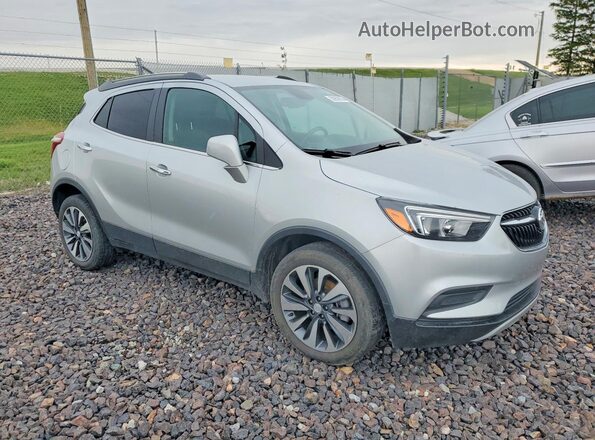 KL4CJESM3NB533697 2022 BUICK ENCORE Серебряный Передняя правая четверть