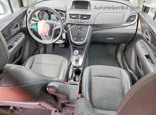 KL4CJFSB1GB679331 2016 BUICK ENCORE Silver Widok deski rozdzielczej