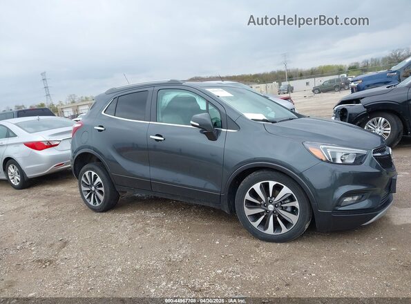 KL4CJFSB2JB652341 2018 BUICK ENCORE Gray Widok wnętrza z tyłu