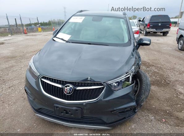 KL4CJFSB2JB652341 2018 BUICK ENCORE Gray Widok zestawu wskaźników