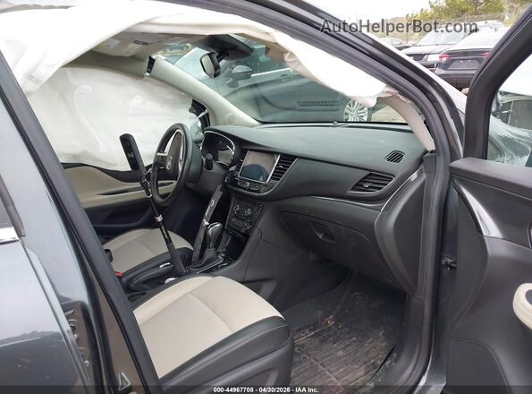 KL4CJFSB2JB652341 2018 BUICK ENCORE Gray Widok wnętrza z przodu