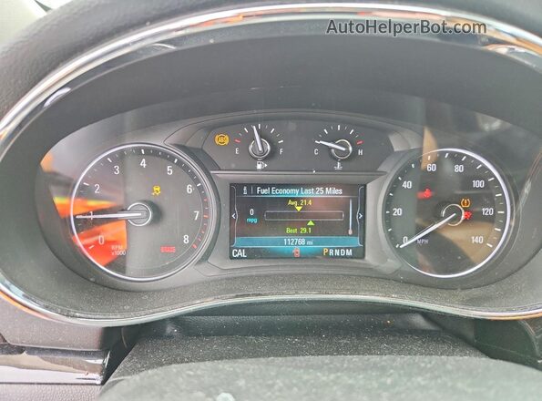 KL4CJGSB1HB252285 2017 BUICK ENCORE Белый Вид щитка приборов