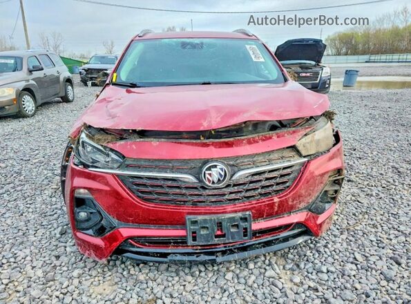 KL4MMBS22MB146520 2021 BUICK ENCORE Темно-бордовый Вид спереди