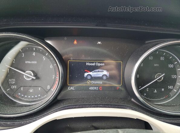 KL4MMBS22PB101548 2023 BUICK ENCORE Orange ხელსაწყოთა პანელის ხედი