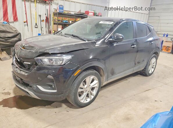 KL4MMBS24NB023819 2022 BUICK ENCORE Черный Передняя левая четверть