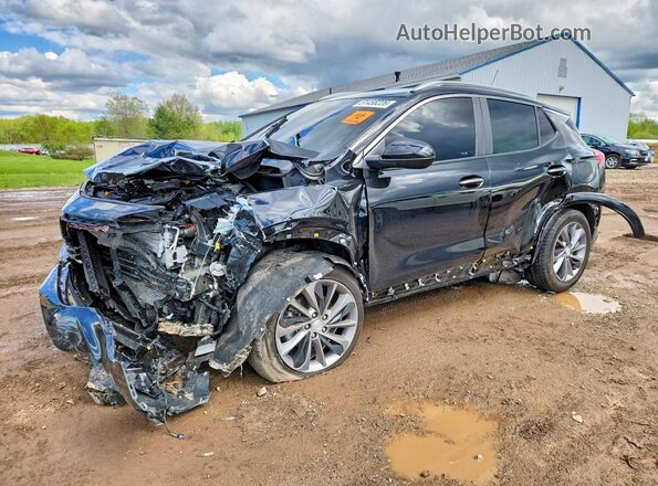 KL4MMBS27NB086445 2022 BUICK ENCORE Черный Передняя левая четверть