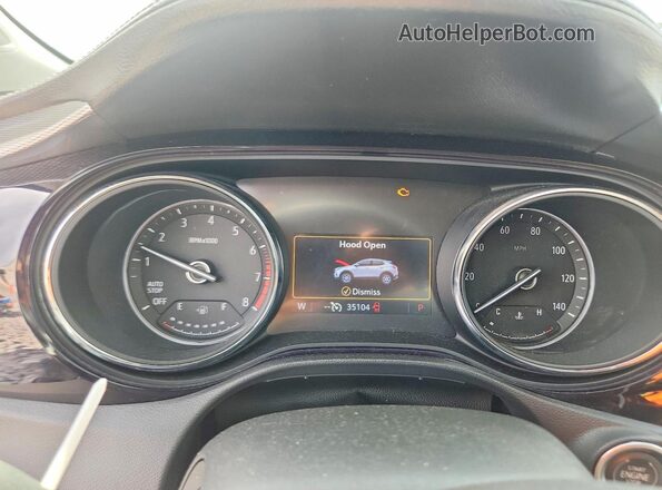 KL4MMBS28MB108161 2021 BUICK ENCORE White Widok zestawu wskaźników
