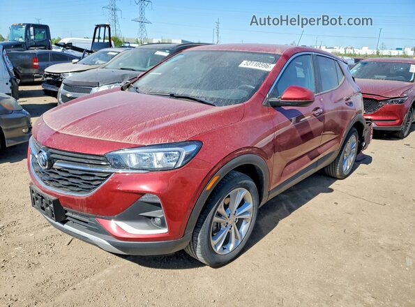 KL4MMBS28MB137613 2021 BUICK ENCORE Красный Передняя левая четверть